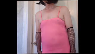 Video 1598813355: sexy crossdressing slut, sissy pussy, shaved sissy