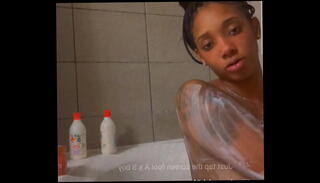Video 1385125595: woman solo, nude solo, solo naked, exotic solo female, solo female shower, solo bath, solo black