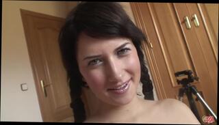 Video 1443117804: lora row, hd handjob cumshot, stockings handjob, brunette handjob
