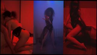 Video 1578379283: amateur couple blowjob, russian couple blowjob, young wife blowjob, couple dancing, wife red