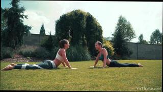 Video 1230226304: emylia argan, lesbian high heels, outdoor lesbian, erotic yoga, irresistible sexy, erotic love, sexy exercise, gorgeous sexy