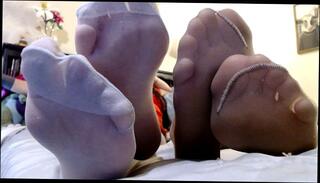 Video 1653729113: feet foot fetish toes, nylon feet pantyhose, nylon stockings foot fetish, milf nylon feet, foot fetish couple, amateur foot fetish, nylon soles toes, toes closeup, women nylon, tattooed amateur milf