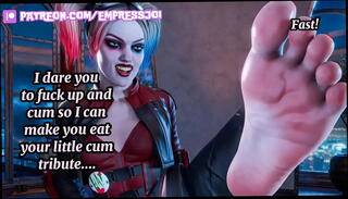 Video 1633145405: harley quinn, foot fetish feet worship, feet lesbian foot worship, feet licking foot worship, worship hentai joi, femdom worship joi, femdom humiliation joi, feet worship domination, cuckold feet worship, dirty feet joi, joi jerking domination, foot fetish dirty talk, cuck joi, foot worship instructions, female domination joi