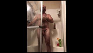 Video 1606550573: amateur solo male, solo male shower, wet solo, takes cum shower