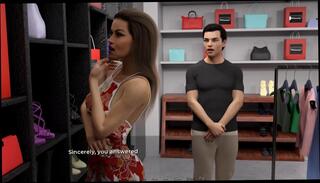 Video 1624631384: submissive husband, submissive wife, cartoon, husband takes wife, wife shopping