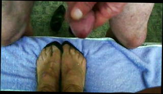 Video 1517441101: crossdresser nylon feet, nylon feet cum, german nylon feet, gay cum feet, nylon cumshot, friend nylon