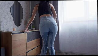 Video 1618004925: pissing peeing fetish, pee desperation pissing, pissing taboo fetish, wet pussy pee, homemade pee, amateur pee, female pee desperation, peeing panties desperation, jeans peeing, pee pants, young pee