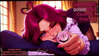 Video 1657279273: cock cage slave, cage femdom, slave cartoon, solo fetish play, solo female vibrator orgasm, amateur orgasm solo, caged small cock, caged dick, erotic cartoon