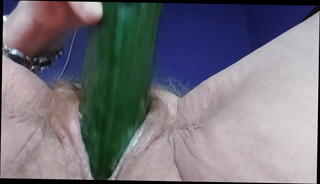 Video 1622201345: hairy granny pussy, hairy granny anal, slutty granny, cucumber pussy