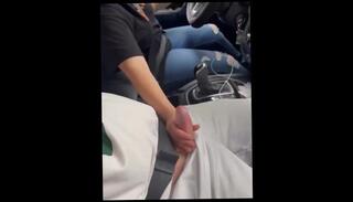 Video 1572336483: amateur couple handjob, amateur couple masturbation, couple jerking, amateur couple public