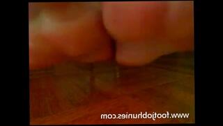 Video 373621855: feet foot fetish toes, feet toes foot job, red nails foot, polish foot