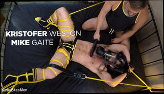 Video 1566430984: bdsm fetish, bdsm fisting, bdsm hunk, bdsm toys, gay bdsm, tight hairy hole, tied tormented, hairy play, bed spread
