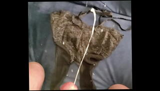 Video 1110124895: pantyhose fetish, pantyhose solo, solo boy cum, huge solo cum, slow cum