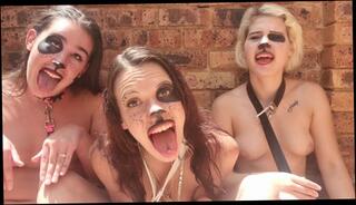 Video 1577878763: leashed slut, leashed girl, fetish naked, fetish licking, fetish small titted, amateur fetish, tongue fetish drooling, sniffing fetish, petite fetish, fetish brunette, fetish blonde