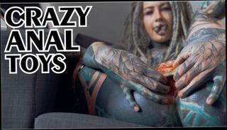 Video 1575329443: solo masturbation squirting orgasm, anal gape prolapse, solo female squirt, big squirt solo, gaping anal toying, hardcore anal squirt, hardcore big tit squirt, gaping anal stretching, tattooed girl squirts, women squirting, small tits squirt, high heels squirting, squirting goth, prolapse play, big dildo