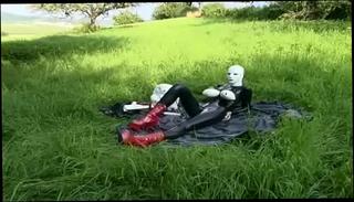 Video 394575304: outdoor latex fetish, dildos toys porn, horny amateur outdoor