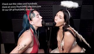 Video 1664352403: two girls double, licking double, babe double, cosplay double