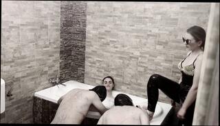 Video 1623654811: bdsm mistress slave, slave lick mistress, slave wax, wax massage, bdsm hot wax, mistress male slave, toes mistress, cfnm mistress, drips hot wax, straight slave, bathtub massage, romanian mistress, hottest mistress, french toes, bathroom massage, hd massage