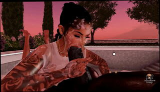 Video 1625686195: bbc 3d, woman 3d, 3d virtual, bbc black ebony, rides pool