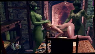 Video 1537419801: futanari monster, shemale fucking two, straight sex, vr sex