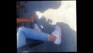 Video 1333524375: milf toes, candid toes, cute toes, white toes