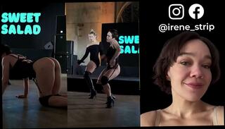 Video 1665312125: hot solo girl, petite solo girl, lingerie solo, stockings solo, hot girl strip, hot short girl, short haired girl