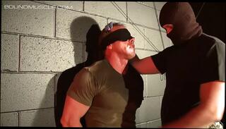 Video 1662623631: bondage domination bdsm, bound bdsm fetish, bdsm gay bondage, bound muscle jocks, master torments, muscular gay jock, painful torment, flogging, domination hd, strip