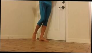 Video 993822415: pee watersports, peeing urinal, shemale pee, yoga pants pee