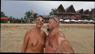 Video 1618367805: nudist, amateur wife naked, amateur couple wife, tits amateur wife, wife flashing tits, natural tits naked, amateur couple outdoor, amateur couple public, public beach naked, short haired wife