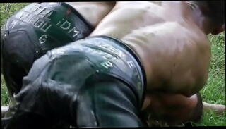 Video 1215729655: oiled gay, oil wrestling, gay sport