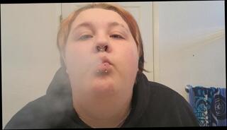 Video 1587892683: chubby bbw teen, chubby teen pov, chubby bbw amateur, chubby teen solo, bbw smoking fetish, solo female bbw, blowing smoke, face blowing