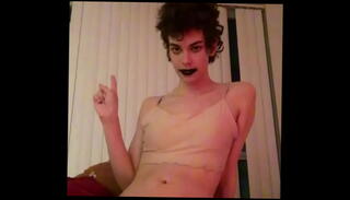 Video 1611310195: tranny fingers, shemale fingering, titty tranny