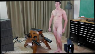 Video 1461500265: bdsm bondage, straight boy bdsm, bdsm belt spanking, electric play bdsm, muscle bondage, white bondage, muscular straight boy, tied spanked, american spanking