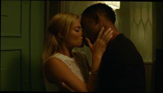 Video 935593004: margot robbie, sexy black bikini, celebrity interracial, blonde interracial