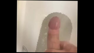 Video 1521970385: closeup cumshot, shower masturbation cum