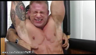 Video 1064631201: feet tickle torture, stud tortures, studly master, gay muscular studs, stud muscle hunk, gay old feet, muscular tattooed stud, older stud, friend feet tickle, stud hd