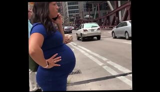 Video 879827255: pregnant preggo, sexy preggo, pregnant public
