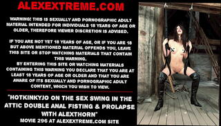 Video 1626060085: double anal fisting prolapse, double anal sex, big anal prolapse, big boobs double, sex swing anal