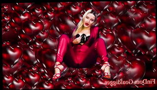 Video 1158269915: joi jerking domination, cum joi femdom, femdom joi game, cage femdom, jerk instructions joi, sexy catsuit, red catsuit, male joi