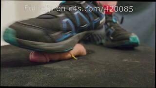 Video 1665611463: pov feet fetish, amateur pov cock, cock pov cumshot, cock pov hardcore, cock pov masturbation, feet crushing cock, pov trampling, pov shoes, little pov