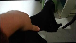 Video 280320801: pantyhose pumping, crossdresser pantyhose black, gay pantyhose, black pantyhose teaser, man pumps, gay hd