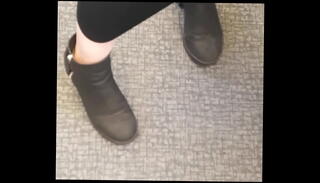 Video 1177759985: candid shoeplay