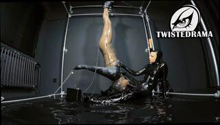 Video 1617400171: latex fetish bondage, bondage domination bdsm, shemale bondage domination, bdsm bondage anal, chain bondage, latex piss, shemale dominates couple, latex high heels, latex hd