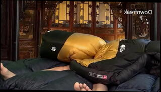 Video 1537651795: nylon fetish, bukkake fetish, nylon masturbation, nylon cum, nylon hump, bed humping cumming