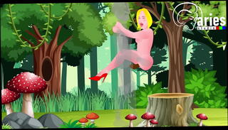 Video 1486559665: anime toon, cartoon anime, amputee woman