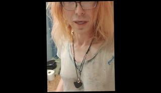 Video 1623738773: sissy peeing, pissing peeing, mature sissy solo, solo amateur tgirl, solo amateur trans, solo amateur blonde, bathtub pee, bathroom pee, czech piss