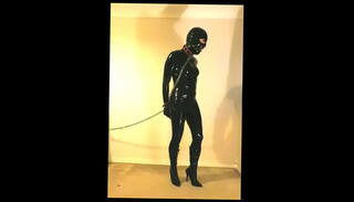 Video 1328517115: latex chain, gagged latex, bdsm gag, latex bondage