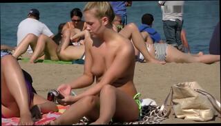 Video 783412904: blonde babe topless, topless beach, blonde teen beach, topless beauty, teen beach hd, blonde teen public