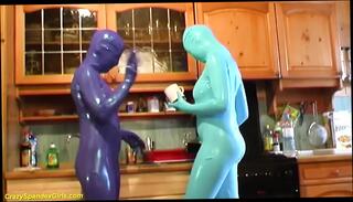 Video 1657213001: fetish latex catsuit, latex fetish lesbians, sexy latex catsuit, fetish lesbian girls, fetish lesbian babe, latex catsuit high heels, fetish lesbian hot, sexy blonde lesbian girl, sexy lesbian pussy, lesbian straight girl, sexy lesbian beauties, lesbian shaved pussy, spandex catsuit, lesbian kitchen, lesbian home, lesbians cleaning, latex hd