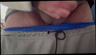 Video 1656765503: solo male handjob masturbation, amateur solo male masturbation, dick solo masturbation, small dick solo, thong solo, balls masturbation